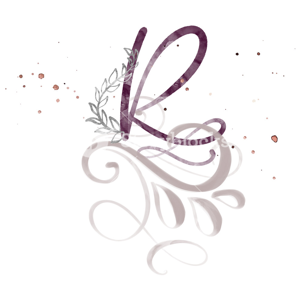 1000x939 Hand Drawn Calligraphy Letter R. Watercolor Script Font. Isolated