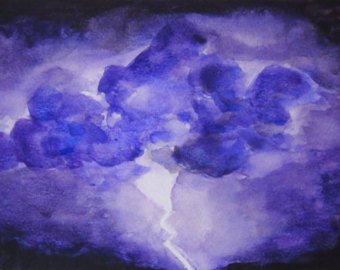 340x270 Lightning Watercolor Etsy