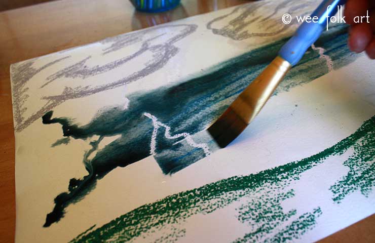 740x480 Stormy Sky Landscape Painting