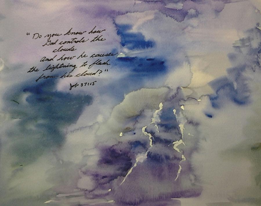 900x711 How Does Lightning Flash Painting By B L Qualls