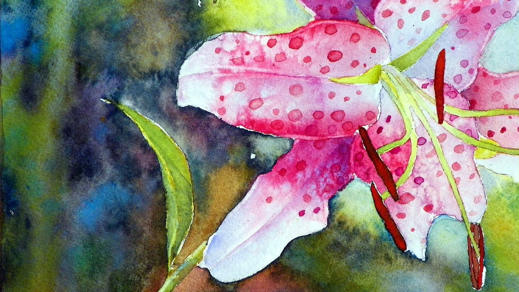 1780x1003 How To Paint The Rubrum Lily In Watercolor