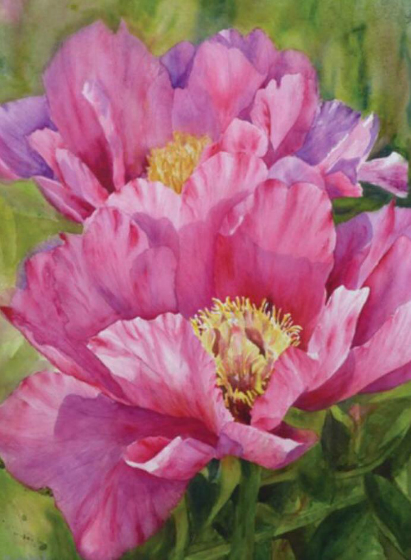 600x817 Claudia Calla Lily In Watercolor, Step By Step