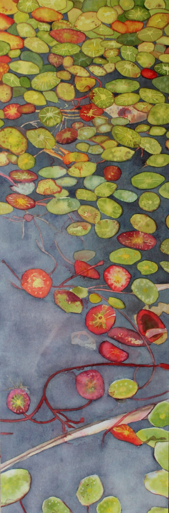 338x1024 Painting Lily Pads With Watercolor, A Step By Step Painting Tutorial