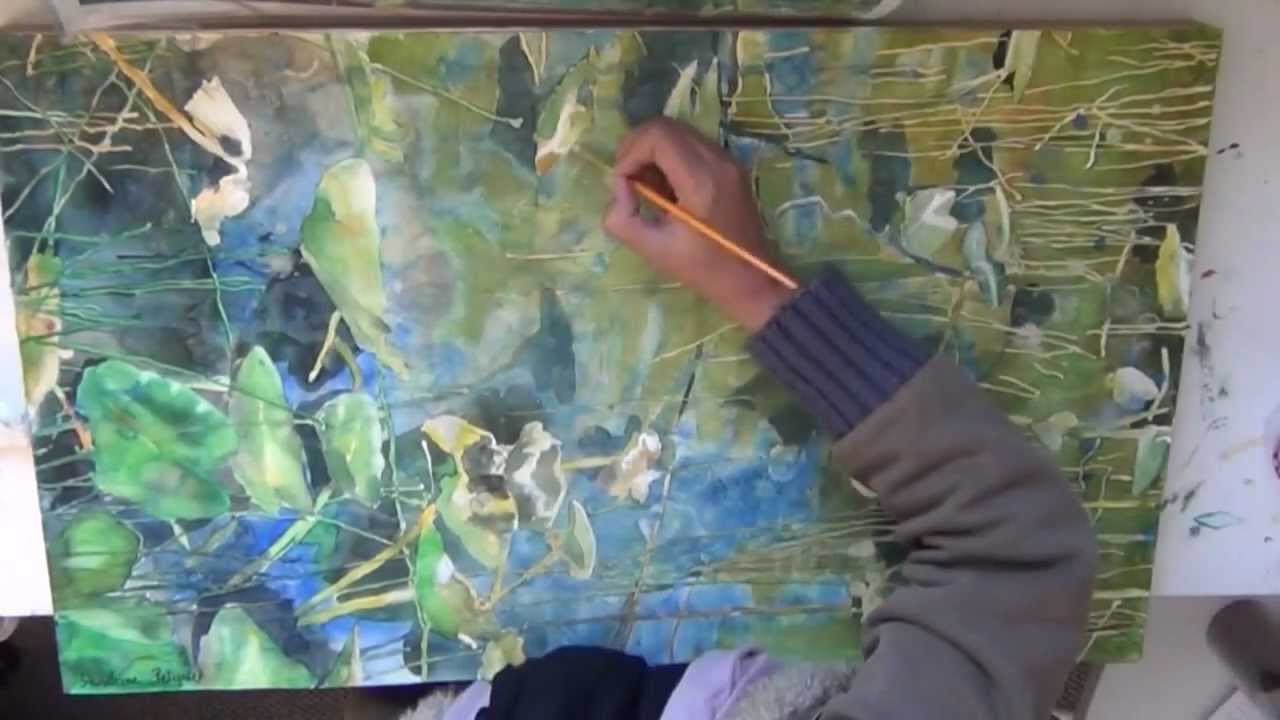 1280x720 How To Paint Lilypads With Watercolor, One Mile Lake Tutorial
