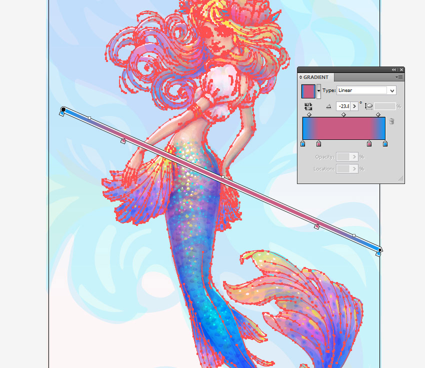 850x736 How To Create A Watercolor Mermaid Illustration In Adobe Illustrator