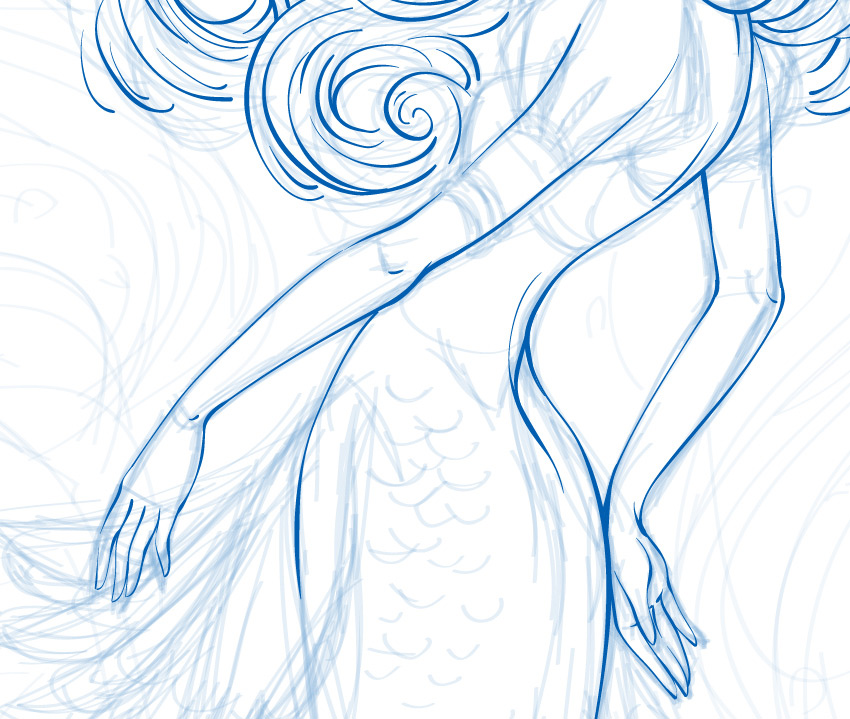 850x719 How To Create A Watercolor Mermaid Illustration In Adobe Illustrator