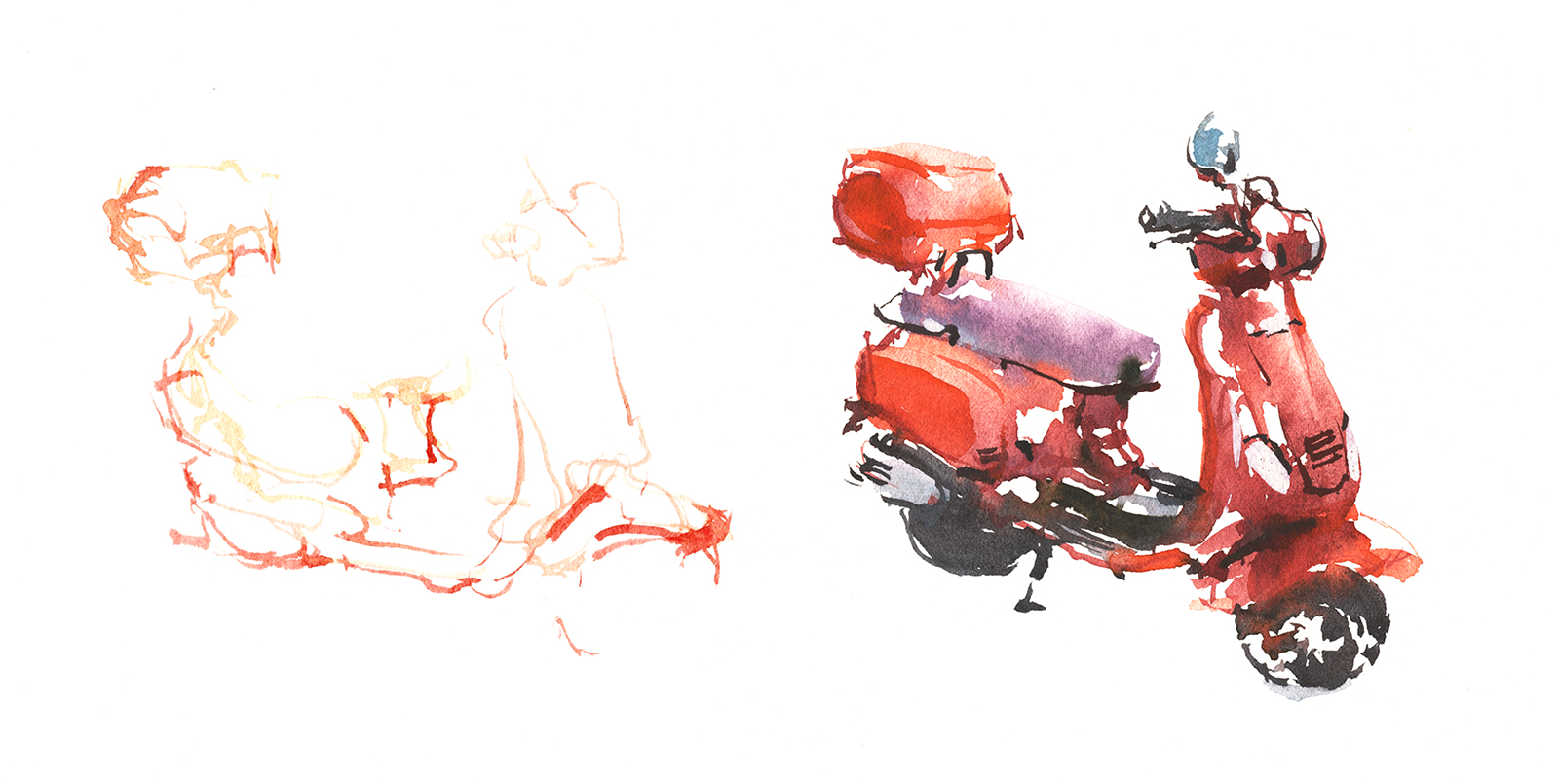 1600x805 Converting Line To Shape In Direct Watercolor Citizen Sketcher