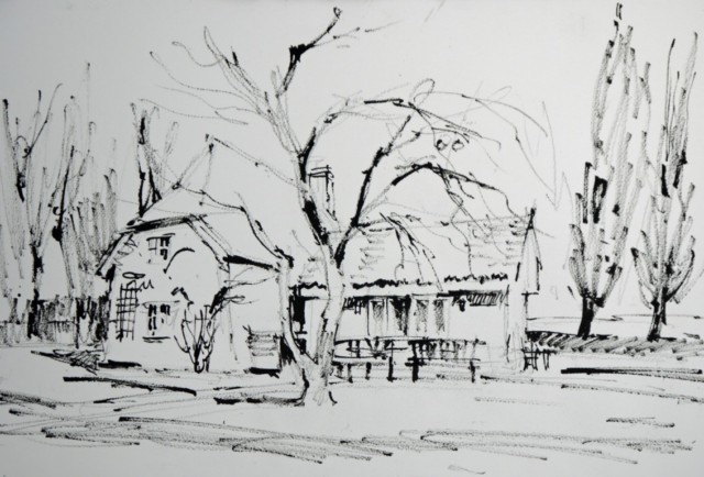 640x434 Line, Wash And Watercolour With John Hoar