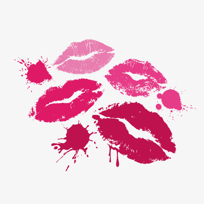 650x651 Vector Watercolor Lip Print, Watercolor Vector, Vector Diagram
