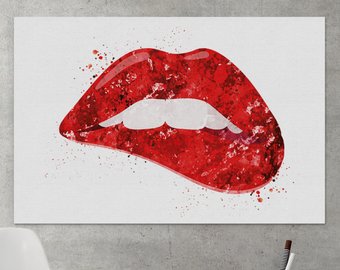 340x270 Watercolor Lips Etsy