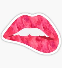 210x230 Watercolor Lips Stickers Redbubble