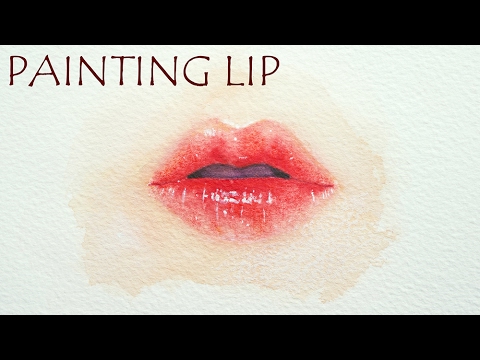 480x360 Watercolor Lips Tutorial