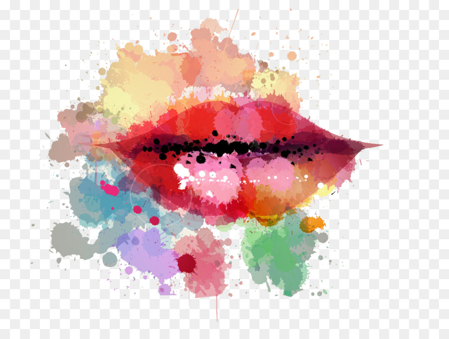 900x680 Download Lip Watercolor Painting Hand Painted Watercolor Lips