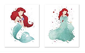 355x224 8x10 P37 The Little Mermaid Poster Ariel