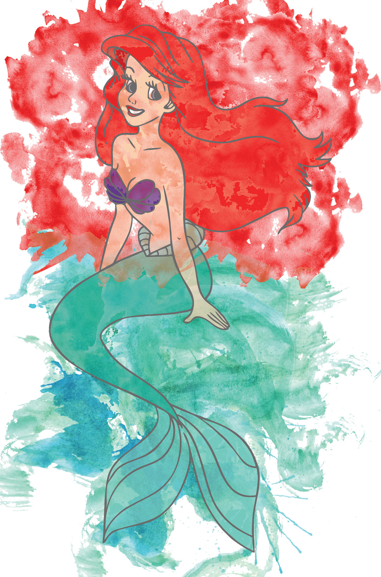 1280x1941 Ariel Watercolor By Jmascia