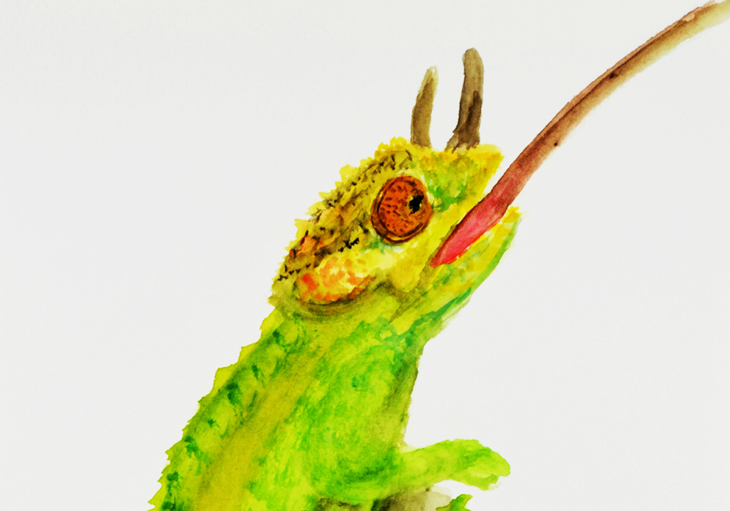 1500x1050 Jennifer Jenniee Designs Lizard Watercolor Painting