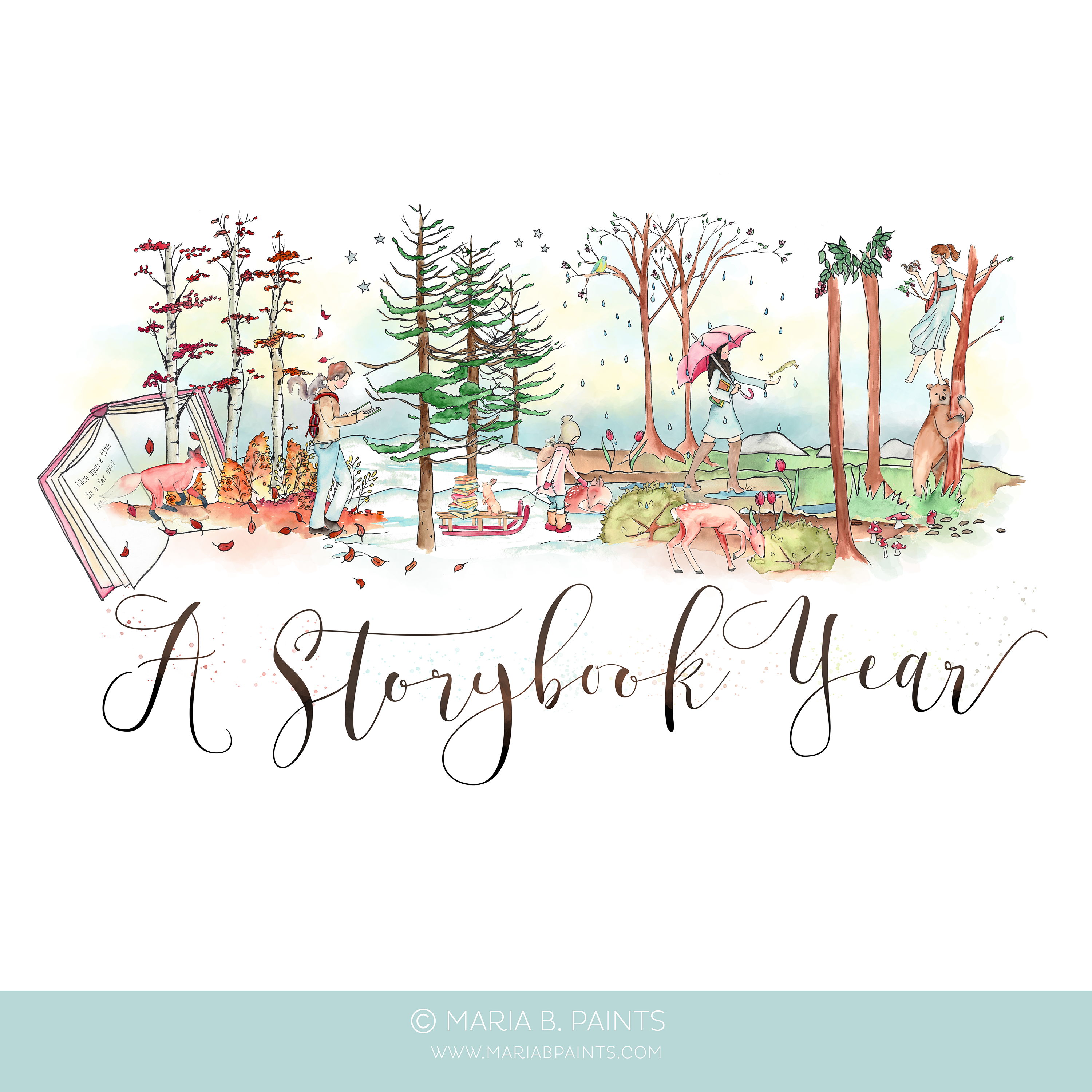 3000x3000 Custom Watercolor Logo Watch Me Put One Together! Maria B. Paints