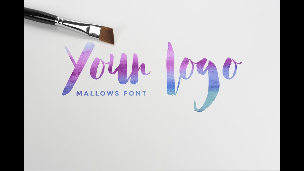 1280x720 Create Your Own Custom Watercolor Logo