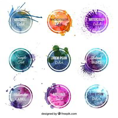 400x400 Watercolor Freebies For Graphic Designers Ai, Jpg, Png