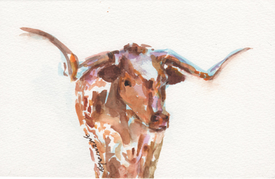 400x261 Kmcelwaine Original Watercolor Painting Original Texas