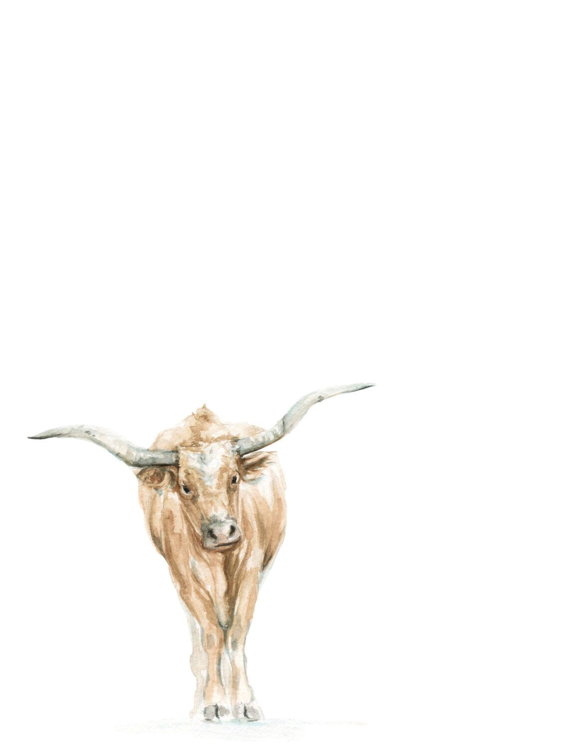 1159x1500 Longhorn Art Print