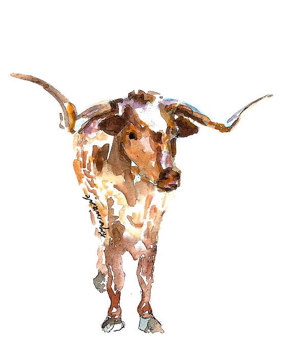 560x700 Longhorn Print