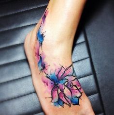 236x237 Image Result For Watercolor Lotus Tattoo Ankle Def