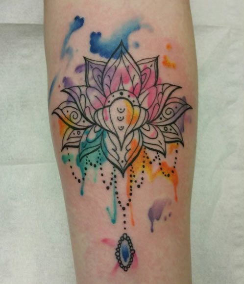 498x580 Incredible Lotus Flower Tattoo Designs