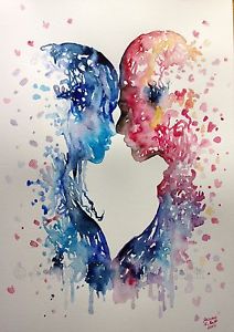 Love Watercolor at GetDrawings | Free download