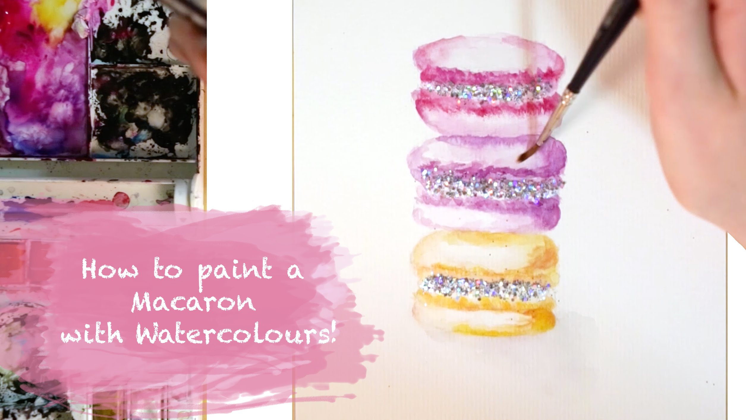 2510x1412 How To Paint Watercolour Macarons