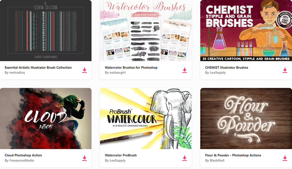 1000x579 30 Free Watercolor Photoshop Brush Sets