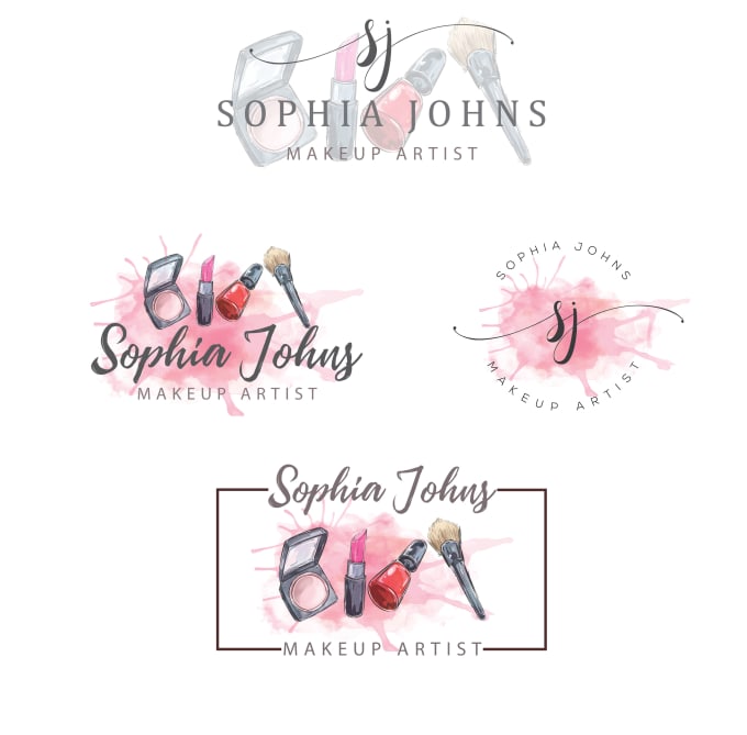680x669 Design Watercolor Makeup Logo By Lionheartartist
