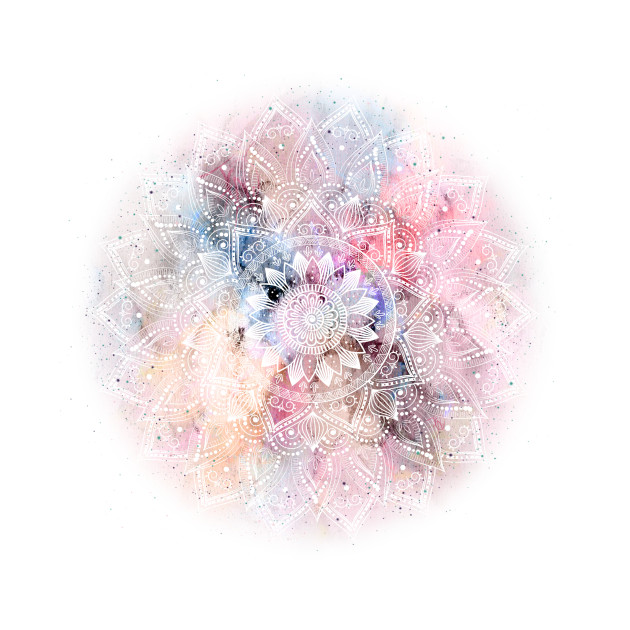 630x630 Whimsical White Watercolor Mandala Design
