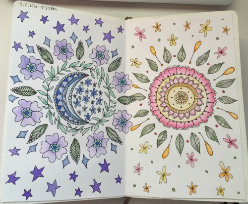 500x413 Watercolor Mandala Tumblr