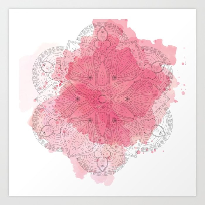700x700 Watercolor Mandala