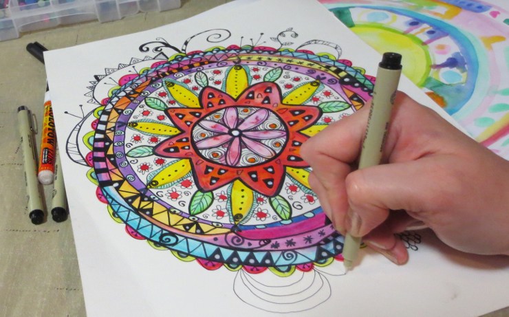 740x461 How To Make A Watercolor Mandala Art Is Basic An Elementary