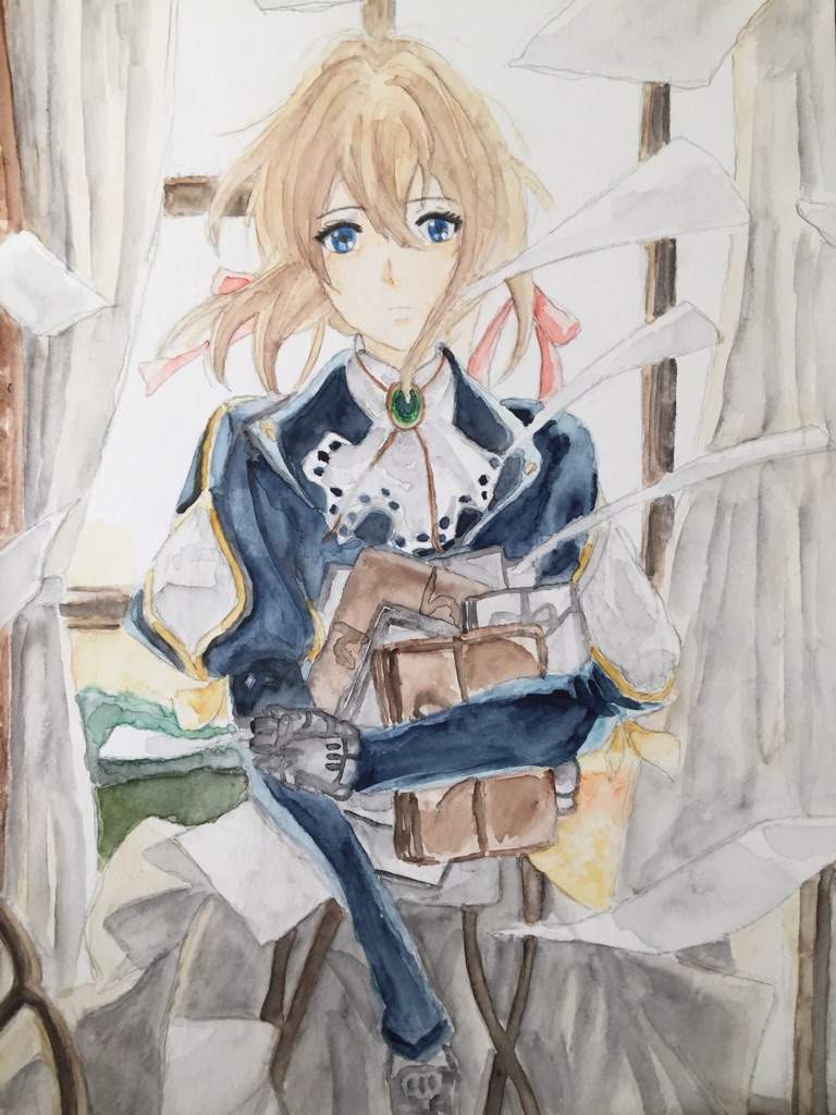 768x1024 Violet Evergardenfanartwatercolor Anime Amino
