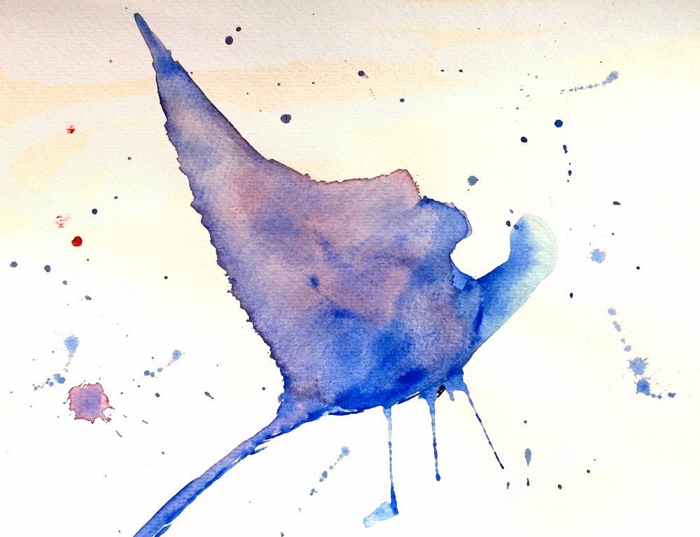 1000x767 Manta Ray Watercolor Tattoo Inspiration Tattoo