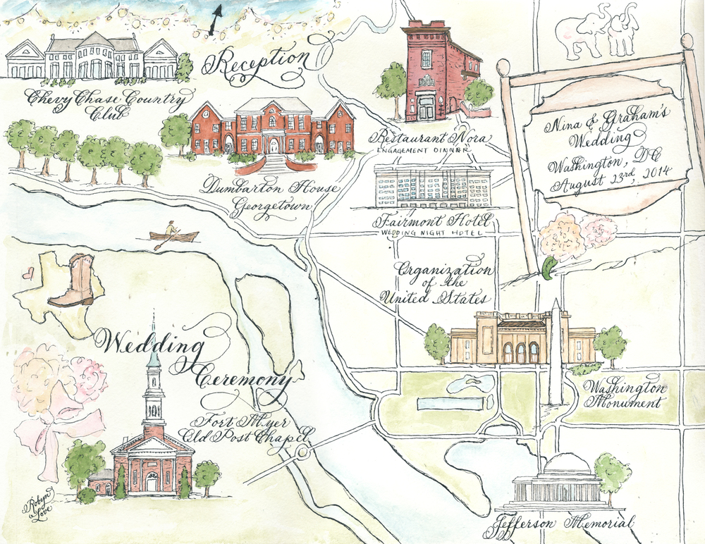 1000x772 Large Partial Watercolor Map Designs By Robyn Love