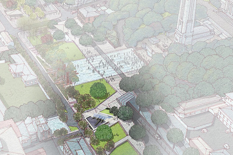 750x500 Vietnam War Memorial Watercolor Rendering