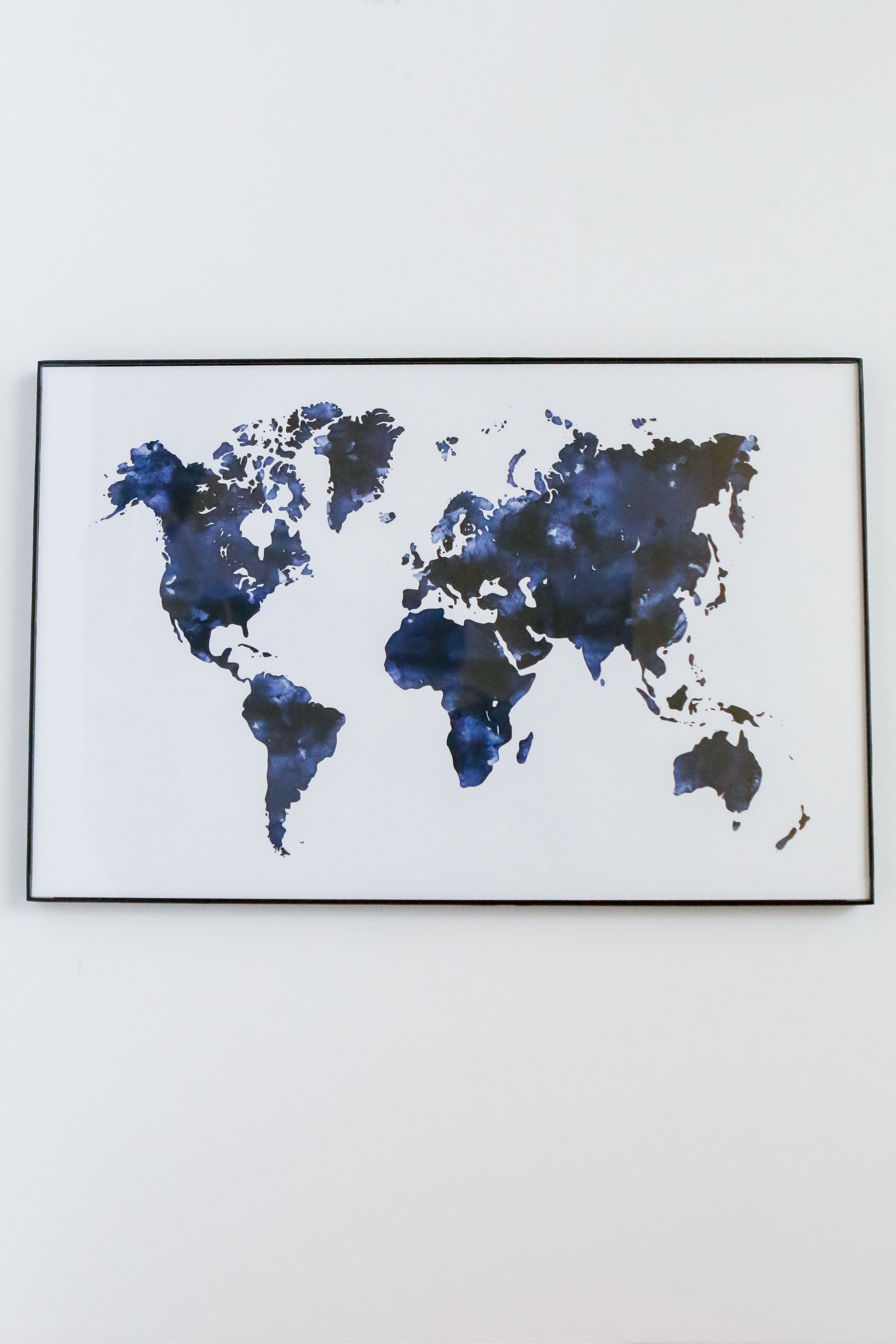 2048x3072 Watercolor World Map Poster