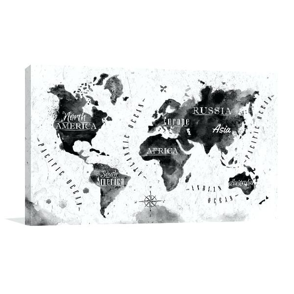 600x600 Water Color Map Inked Watercolor Map Artwork Watercolor Political