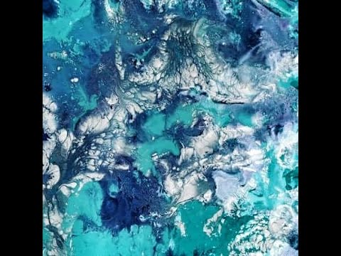 480x360 How To Create Marble Texture Using Acrylic Paint Amp Water (Fluid