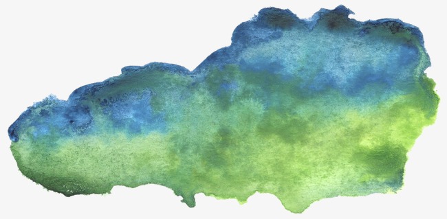 650x319 Blue Green Watercolor Effect, Watercolor Clipart, Watercolor