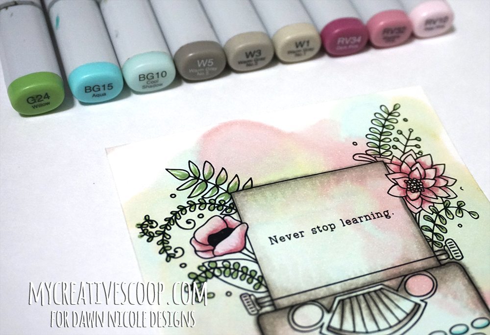 1000x685 How To Watercolor Using Copic Markers