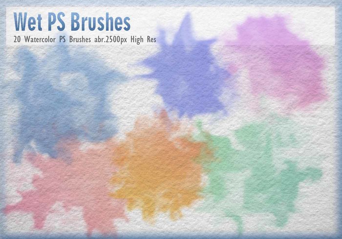 700x490 Watercolor Edges Ps Brushes