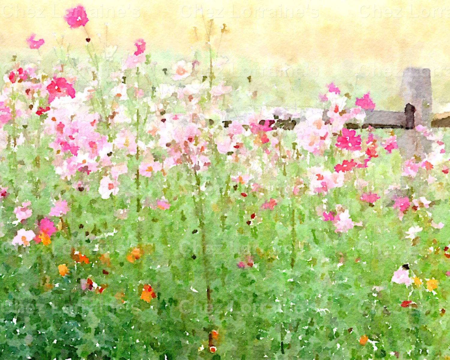 1500x1200 In The Meadow A Fine Art Watercolor Print, Nature Lover