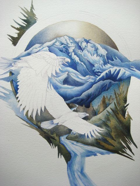 480x640 Painting Eagles And Their Symbolic Meaning Art With Heart