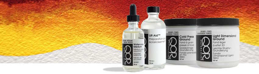 850x244 Qor Watercolor Mediums Amp Grounds