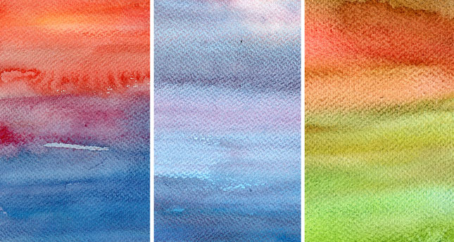 645x345 Watercolor Washes Texture Pack